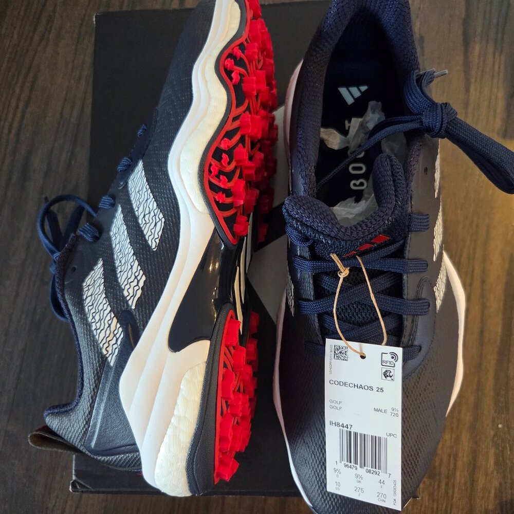 NWT Adidas mens Codechaos 25 Spikeless Golf Shoes